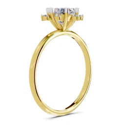Sparkles Lab Grown Diamond 14k (585) Yellow Gold Ring for Women image 2