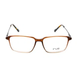 Irus Brown Rectangular Eye Frames for Men image 2