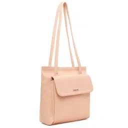 Fastrack Structured Powder Pink Tote Bag For Women image 5