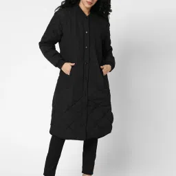 Vero Moda Black Regular Fit Coat image 5