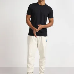 Lee Off-White Cotton Regular Fit Joggers image 5