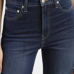 Levi's 711 Dark Blue Regular Fit Mid Rise Jeans image 5