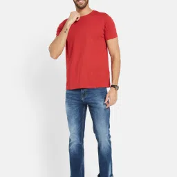 Octave Blue Regular Fit Heavily Washed Jeans image 5