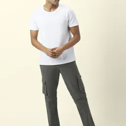 Urban Ranger by Pantaloons Grey Slim Fit Trackpants image 5