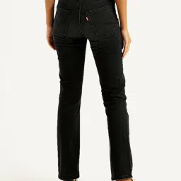 Levi's 724 Black High Rise Slim Fit Jeans image 2