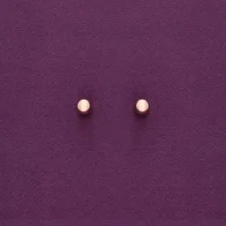 Kai Jewel Sterling Silver Rose Gold Spheres Casual Stud Earrings-image-77