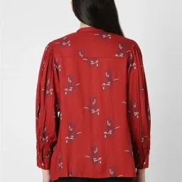 Van Heusen Red Printed Tunic image 2