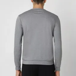 Van Heusen Grey Regular Fit Printed Sweatshirt image 2