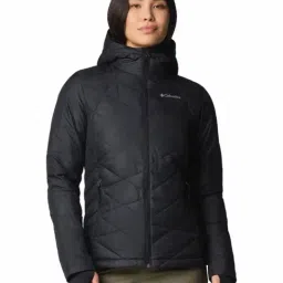Columbia Womens Black Omni-Heat Reflective Heavenly Hooded Jacket-image-40