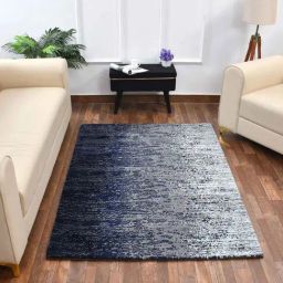 Presto Blue & Grey Polyester Carpet-image-88