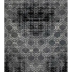 Presto Black & Grey Polyester Carpet image 2