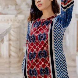 Anni Designer Women Printed Regular Kurta with Palazzos image 5