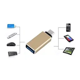 FEDUS Type C Male to USB 3. 0 A Female Adapter Compatible with Tablets and Smartphones image 2