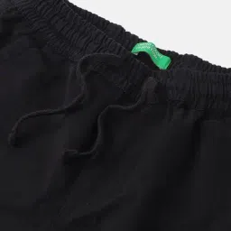United Colors Of Benetton Black Regular Fit Shorts image 3
