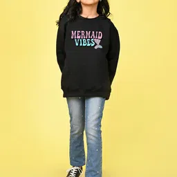 NUSYL Girls Printed Sweatshirt-image-4