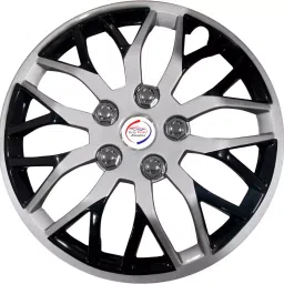 Auto Pearl ViSB39 R14 35.56 cm (14 Inch) Press Type Wheel Hubcap with Retention Ring Glossy Black Red Strip Wheel Cover for Maruti Ritz AT (Set of 4)-picture-22