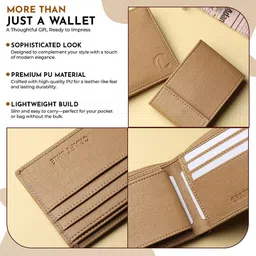 JND Men Textured Two Fold Wallet image 2