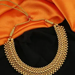 heer collection DIVASTRI 1gm Gold-Plating Cubic Zirconia Jewellery Set-picture-17
