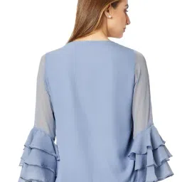 Miss Chase Blue Relaxed Fit Top image 2