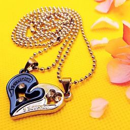 J.S ENTERPRISES Heart Shaped Pendants with Chains-picture-20