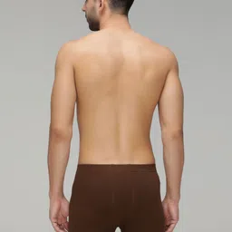 Amul Comfy Men Pack of 3 Assorted Plain Cotton Trunk Briefs image 5