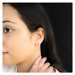 INARI SHINES 925 Sterling Silver Star Huggies with Qubic Zircons| Gift for Women & Girls -2.8 g image 5