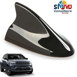 smjmd global Store Universal Shark Fin Black Car Antenna For Compass Satellite Vehicle Antenna-picture-17