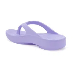 Red Tape Women's Lavender Flip Flops image 5