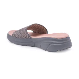 Red Tape Women's Grey Slides image 5