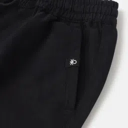 United Colors Of Benetton Black Regular Fit Shorts image 4