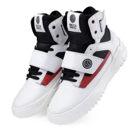 Bacca Bucci Men's DENVER Snow White Ankle High Sneakers image 2