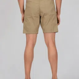 Wrangler Khaki Cotton Relaxed Fit Shorts image 2