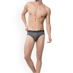 Sporto by Macho Men Pack Of 4 Cotton Mid-Rise Brand Logo Printed Basic Briefs image 5