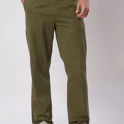 IVOC Men Pleated Chinos Trousers-image-96