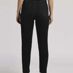 pepe jeans Pepe High Rise Jeans Black Distressed High Rise Jeans image 2