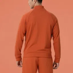 Rare Rabbit Rust Cotton Regular Fit Solid Jacket image 2