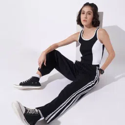 Ajile By Pantaloons Black High Rise Trackpants image 5