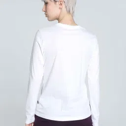 Puma White Cotton Printed Sports T-Shirt image 2