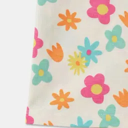 R&B Kids Beige Floral Regular Fit T-Shirt image 4