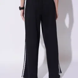Ajile By Pantaloons Black High Rise Trackpants image 2