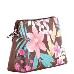 Toteteca Brown Printed Medium Sling Handbag image 5