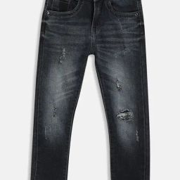 Octave Kids Medium Grey Distressed Jeans-picture-14