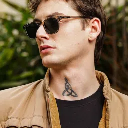 Resist Eyewear Brown Wayfarer uv protected Unisex Sunglasses image 2