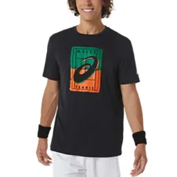 Asics Black Regular Fit Printed Sports T-Shirt-picture-14