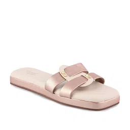 D'LORZERI Women's Rose Gold Casual Sandals image 2