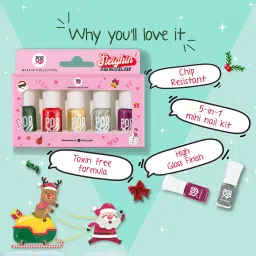 MyGlamm POPxo Makeup Collection Mini Nail Kit - Sleighin image 5