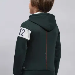 Monte Carlo Boys Green Printed Full Sleeves Sweatshirts & Hoodies image 2