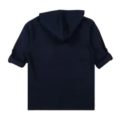 Cavio Kids Navy Cotton Shirt image 2