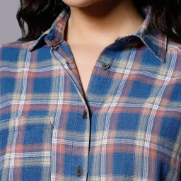 High Star Multicolor Check Oversized Shirt image 5