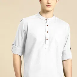 ZELINCO Men Thread Work Kurta image 4